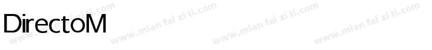 Directo Medium字体转换